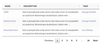 WordPress table pagination style 3