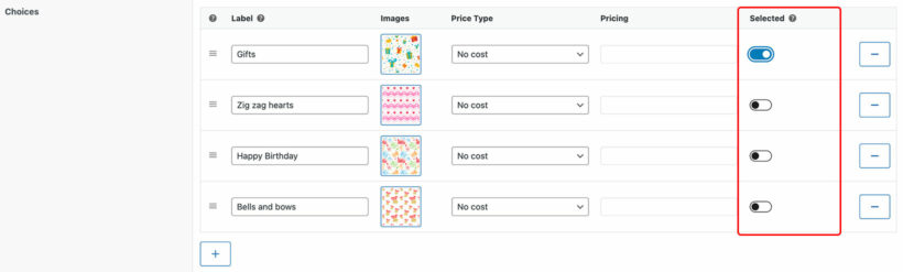 WooCommerce Product Add-Ons Default Values