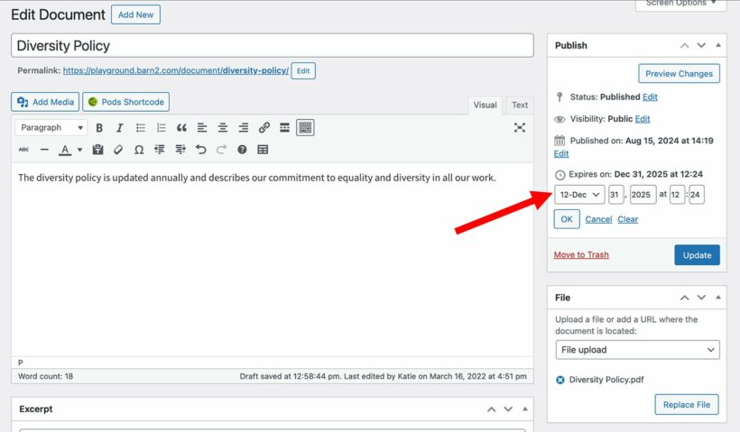 Document-Library-Expiry