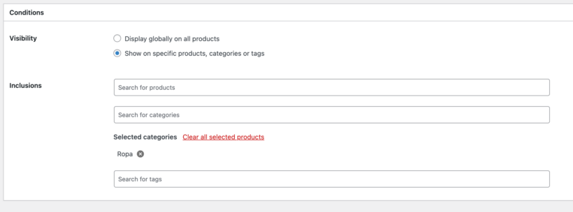 Select WPML language translations for product tabs