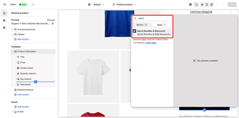 Add Barn2 Bundles & Bulk Discounts widget manually
